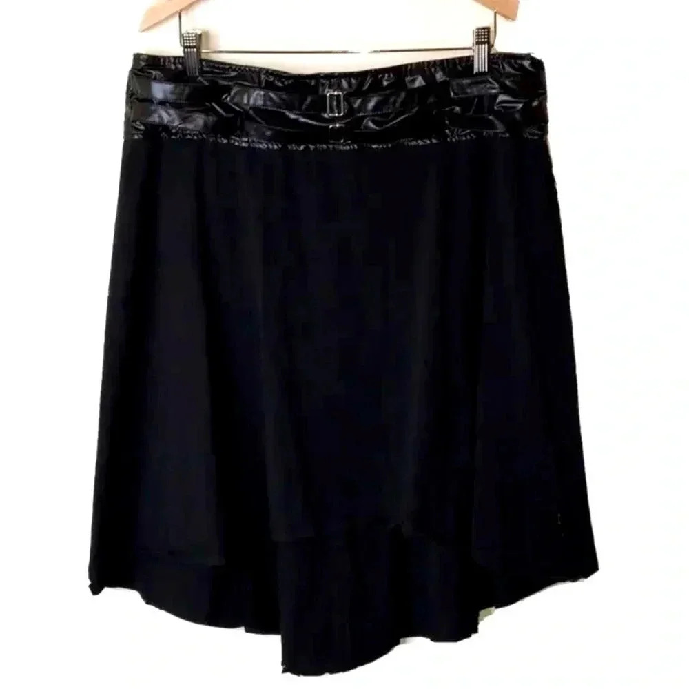 Tripp NYC Double Belted High Low Hem Skirt Size XXL